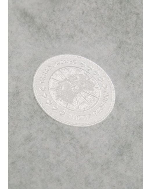 Canada Goose Gray Chilliwack Hooded Wool-Blend Jacket