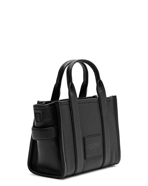 Marc Jacobs Black The Tote Mini Grained Leather Tote
