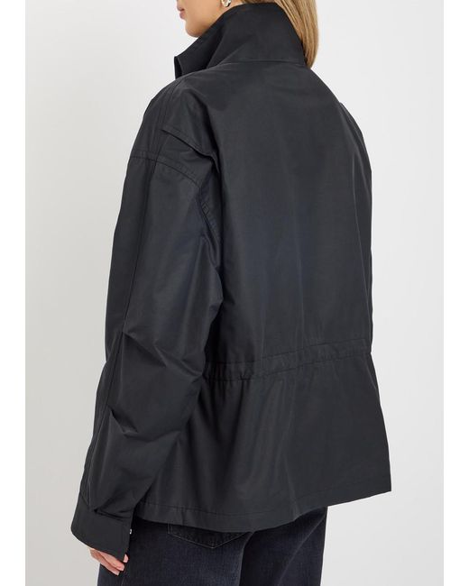 ARMARIUM Black Germana Waterproof Cotton-Blend Jacket