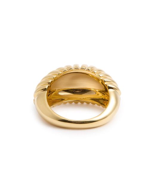 Daphine Metallic Sofia 18kt -plated Ring