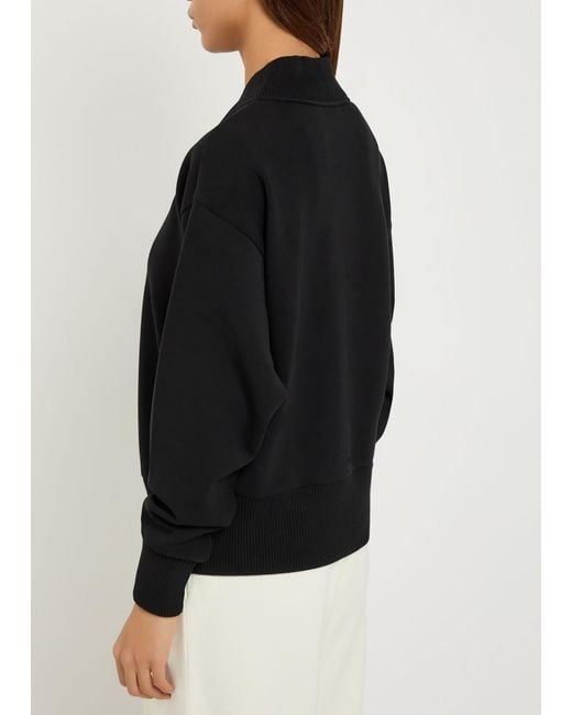Varley Black Sally Jersey Sweatshirt