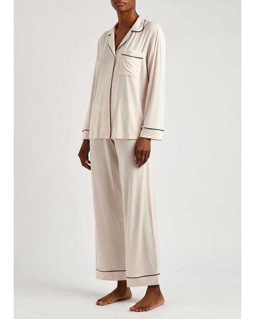 Eberjey Natural Gisele Jersey Pyjama Set