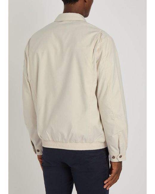 Polo Ralph Lauren White Logo-Embroidered Shell Windbreaker Jacket for men