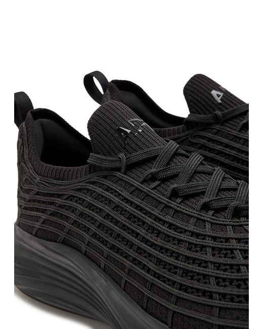 Athletic Propulsion Labs Black Techloom Zipline Knit Sneakers for men