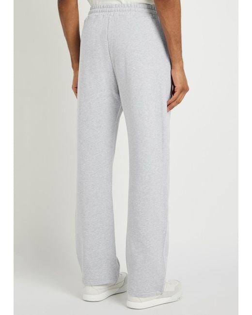 GODMADE White Signature Logo Straight-Leg Cotton Sweatpants for men
