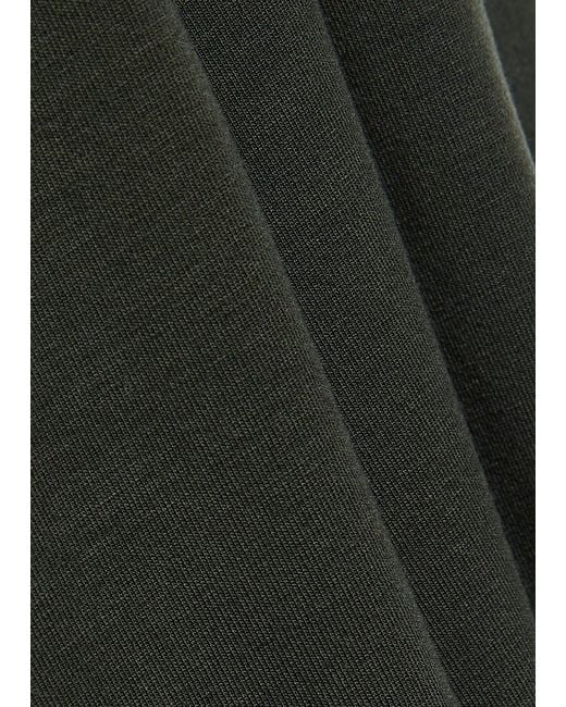 Eileen Fisher Green Lantern Jersey Midi Dress