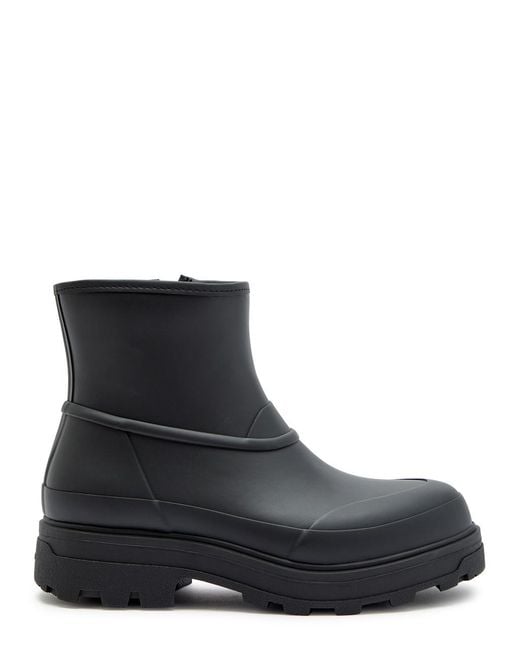 Kassl Black X Tretorn Estelle Rubber Wellington Ankle Boots