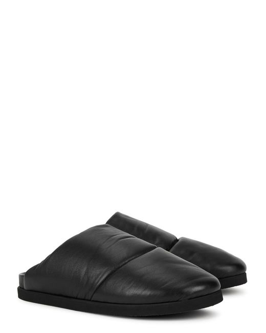Moncler Genius Black 1 Moncler Jw Anderson Quilted Leather Mules for men