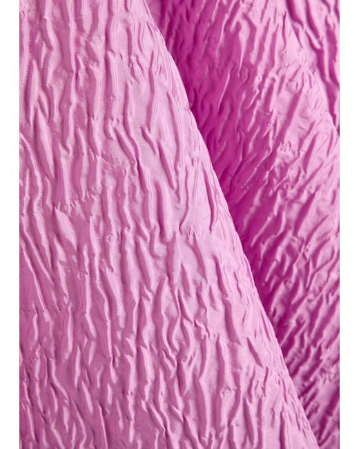Roksanda Pink Tera Cloqué Midi Dress