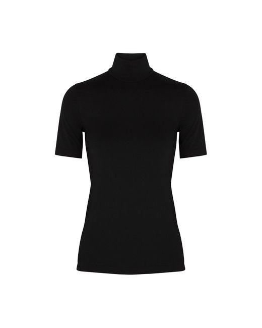 Wolford Black Aurora Jersey Top