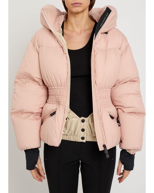 Moncler Pink Wollemi Padded Nylon Ski Jacket