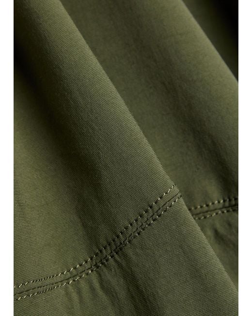 Veronica Beard Green Ilona Faille Dress