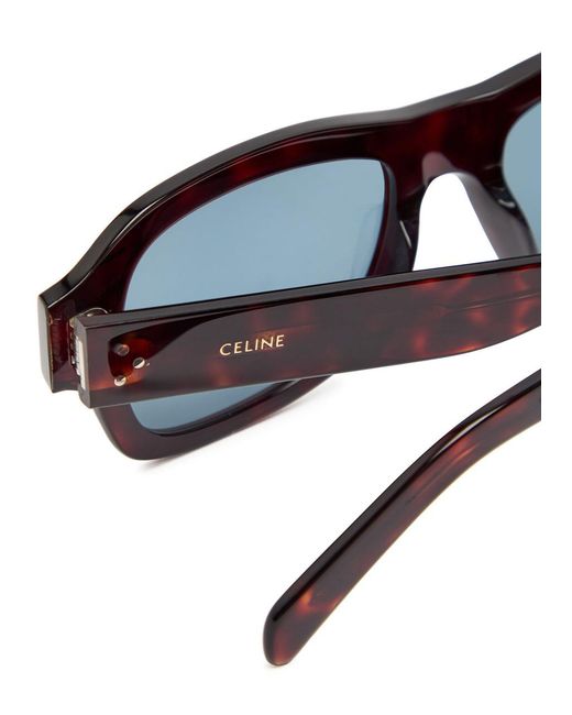 Céline Blue 3 Dots Geometric Sunglasses for men