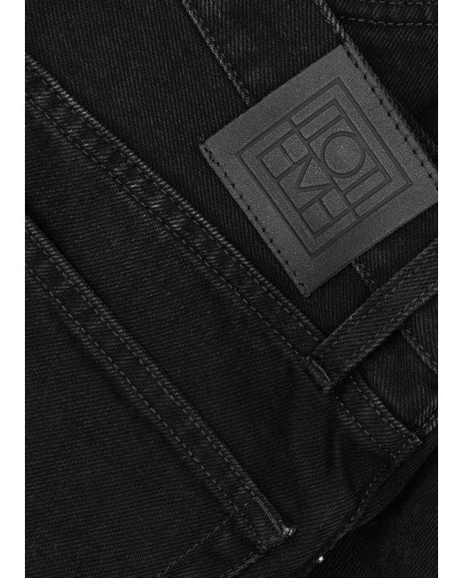 Totême  Black Totême Classic Cut Straight-leg Jeans