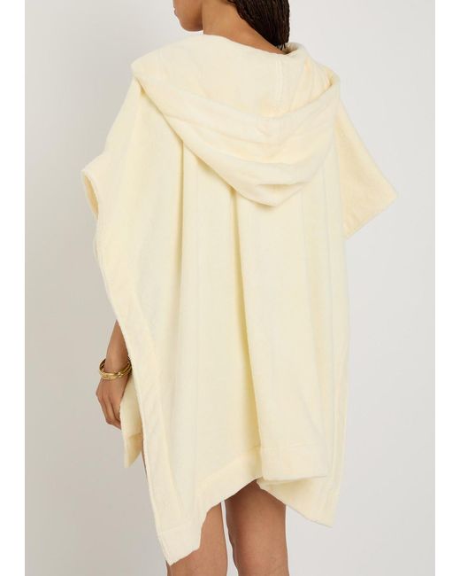 Lisa Marie Fernandez Natural Hooded Terry Beach Poncho