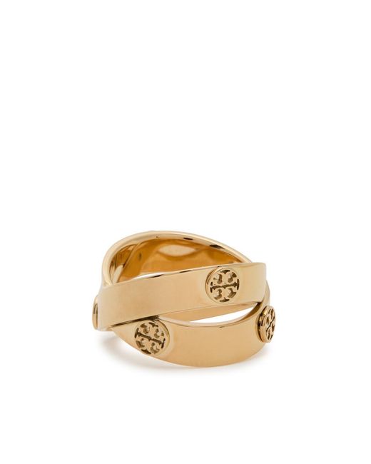 Tory Burch Metallic Icon Double Ring