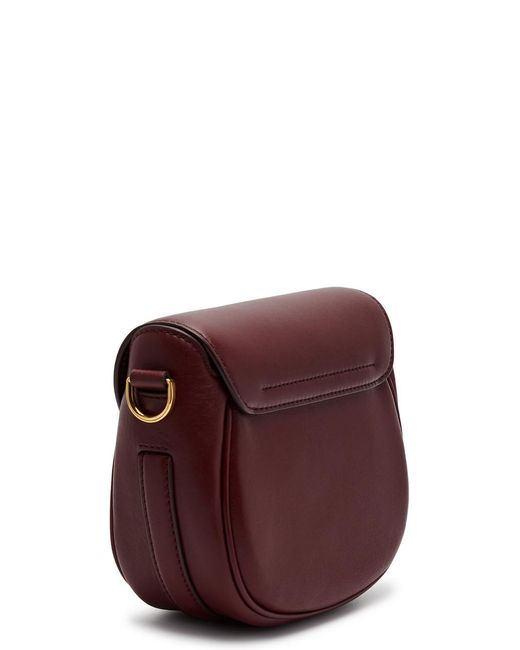 Marc Jacobs Purple The J Marc Saddle Small Leather Cross-body Bag