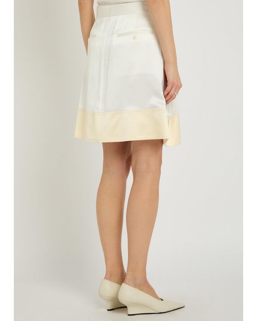 Totême Natural Silk Mini Skirt