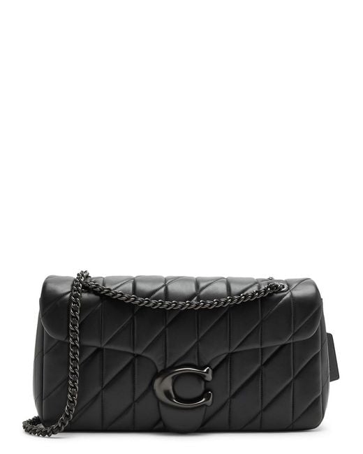 COACH Black Tabby 33 Quilted Leather Shoulder Bag