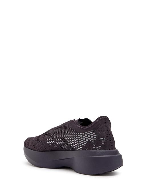 Stella McCartney Purple Adidas X Adizero Mesh-Knit Sneakers