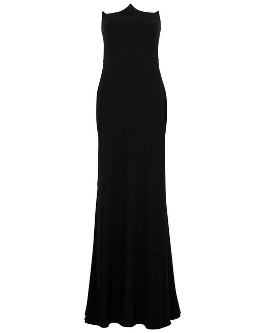 Alexander McQueen Black Strapless Gown