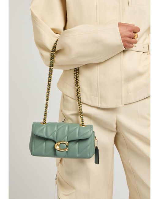 COACH Green Tabby 20 Quilted Leather Shoulder Bag