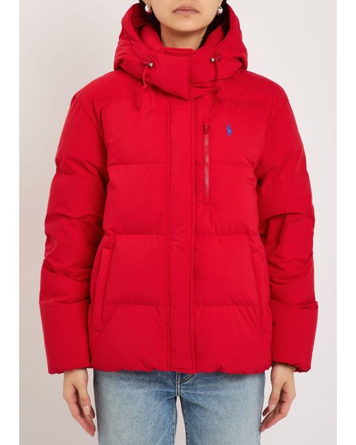 Polo Ralph Lauren Logo-Embroidered Padded Shell Jacket