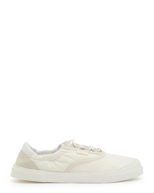Moncler White Vera Leisure Nylon Sneakers