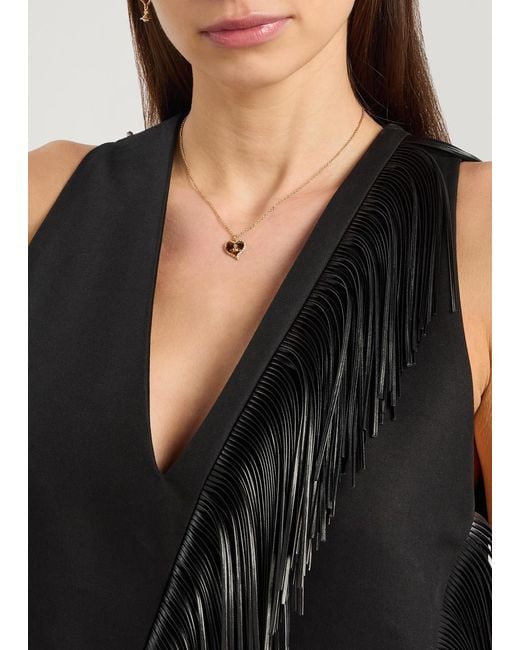 Vivienne Westwood Metallic Petra Crystal-Embellished Heart Necklace