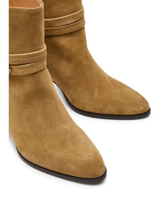 Isabel Marant Brown Meyli Suede Ankle Boots