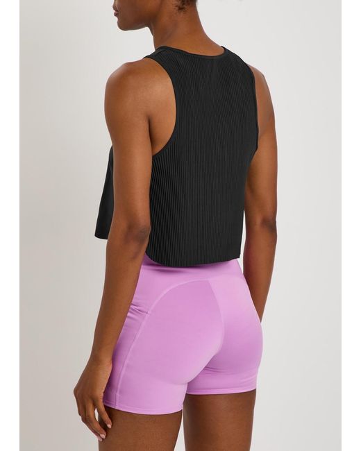 Nike Black Aeroswift Dri-Fit Adv Cropped Tank