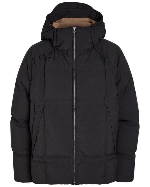 C P Company Black Padded Shell Jacket for men