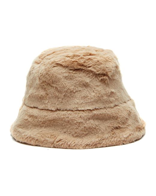 Eugenia Kim Natural Yuki Faux Fur Bucket Hat