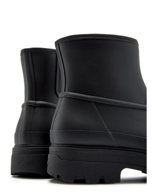 Kassl Black X Tretorn Estelle Rubber Wellington Ankle Boots