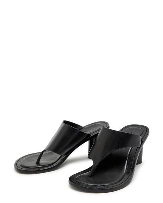 A.Emery Black Hardie 70 Thong Mules