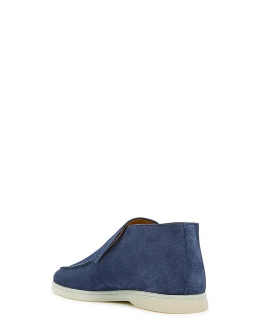 Aurélien Blue City Suede Loafers for men