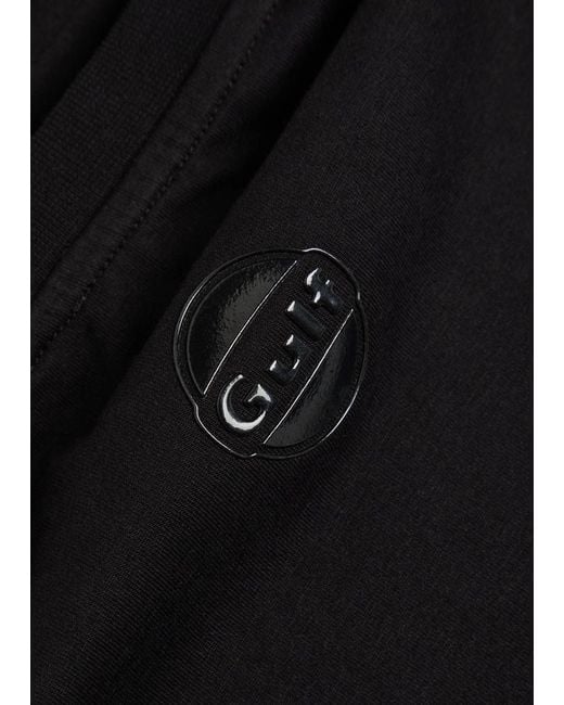 AN-Y1 Black Carlifto Logo Stretch-Cotton T-Shirt for men