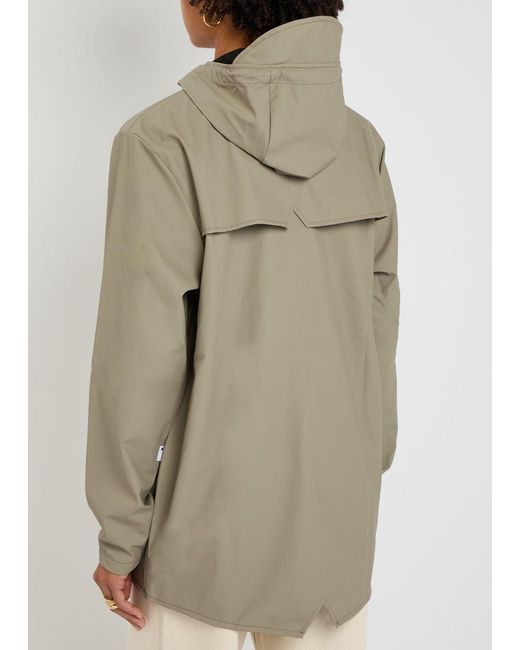 Rains Natural W3 Hooded Waterproof Jacket