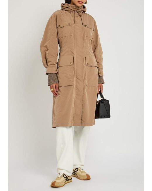 Moncler Natural Nantes Shell Parka