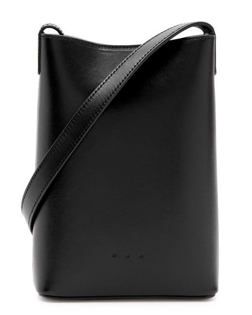 Aesther Ekme Black Micro Sac Leather Cross-body Bag