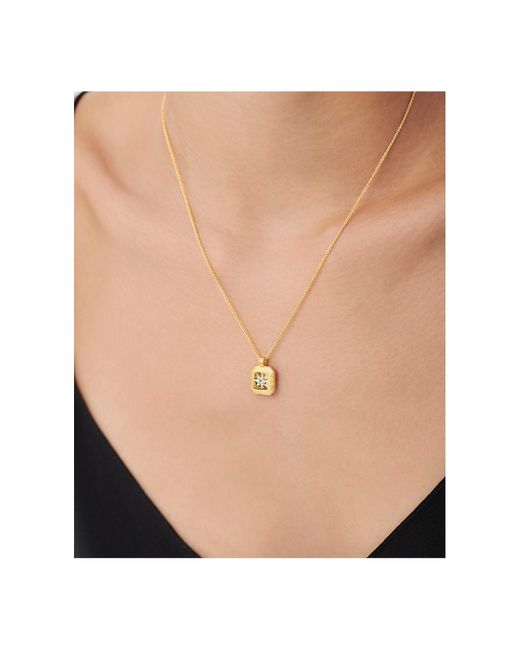 Missoma Metallic April Birthstone 18Kt-Plated Necklace
