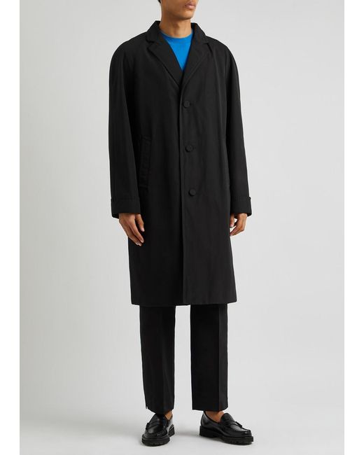 Gucci Black Cotton-blend Coat for men