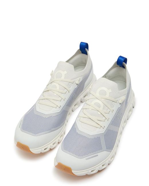 On Shoes White Cloud 6 Versa Jacquard Mesh-Knit Sneakers for men