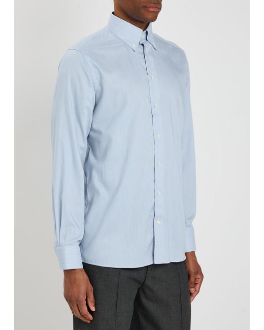 Eton of Sweden Blue Oxford Cotton Shirt for men