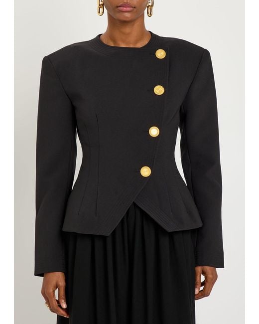 Ronny Kobo Black Finley Crepe Jacket