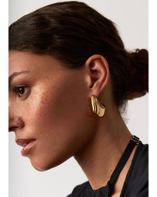 Missoma Metallic Hera Dome Large 18Kt-Plated Earrings