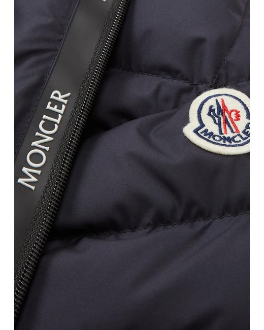 Moncler Black Chambeyron Quilted Shell Jacket for men