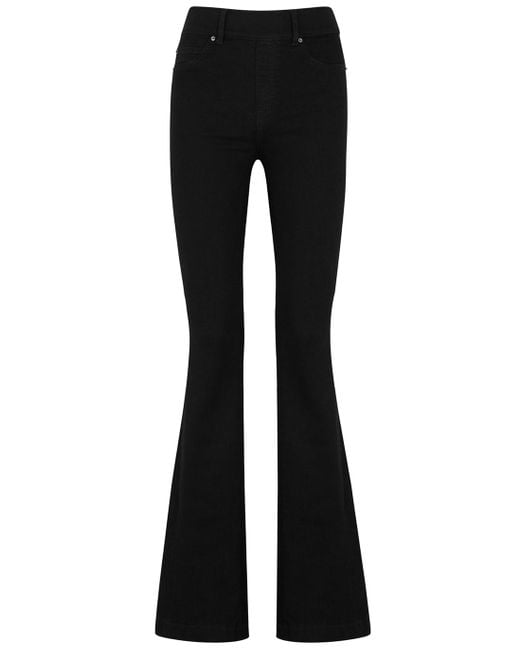 Spanx Flared-leg Jeans in Black | Lyst