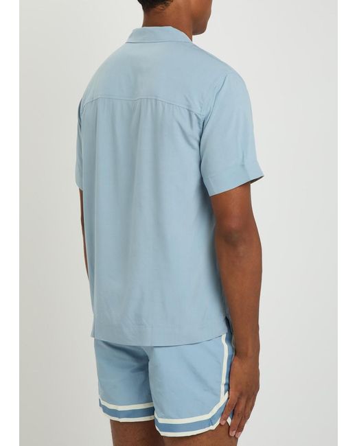 CHE Blue Valbonne Woven Shirt for men