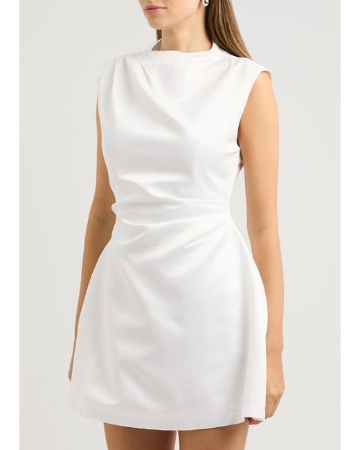Odd Muse White The Ultimate Muse Satin Mini Dress